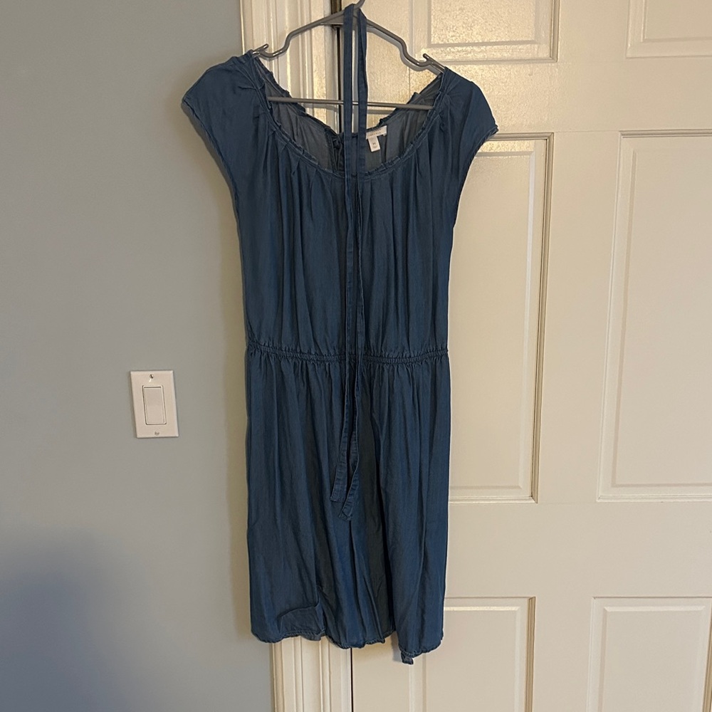 LC Lauren Conrad Denim Blue Mini Dress